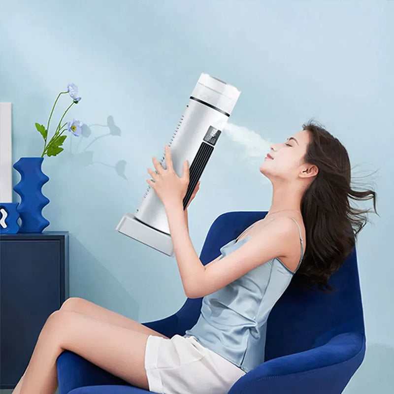 Portable Tower Fan with Mist & 6 Speeds 2025