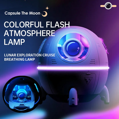 Portable Astronaut Humidifier with LED Night Light