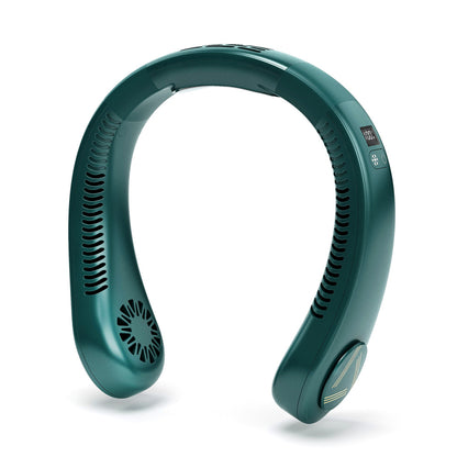 Portable Hanging Neck Fan with Hands-Free Cooling Design