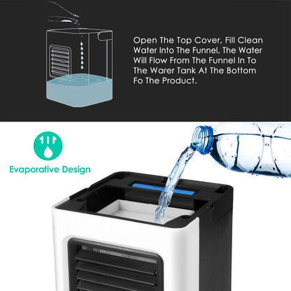 4-in-1 USB Mini Air Cooler & Humidifier