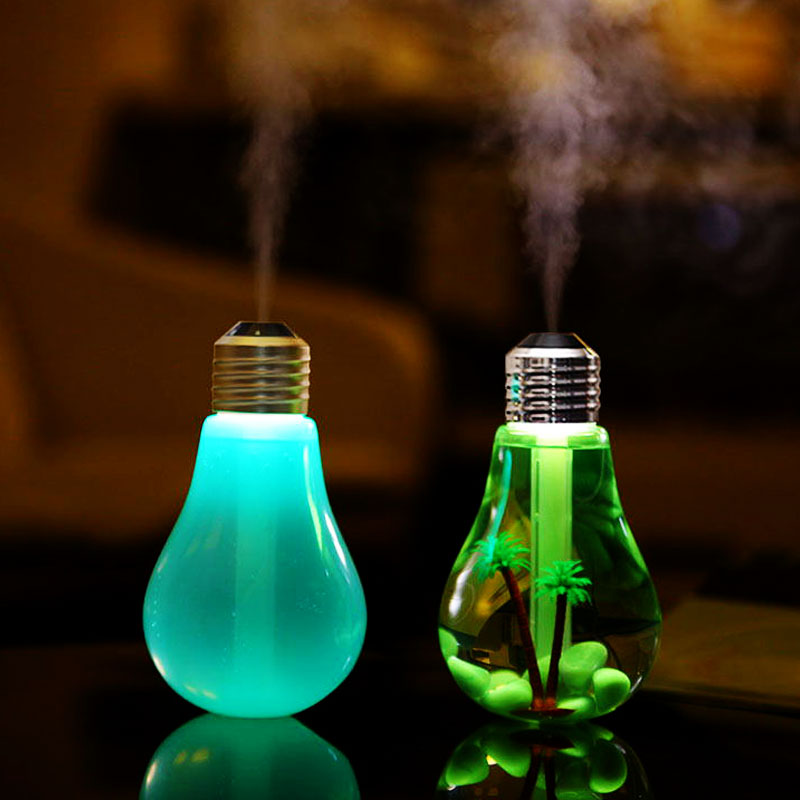 400ml LED Lamp Air Humidifier with Night Light