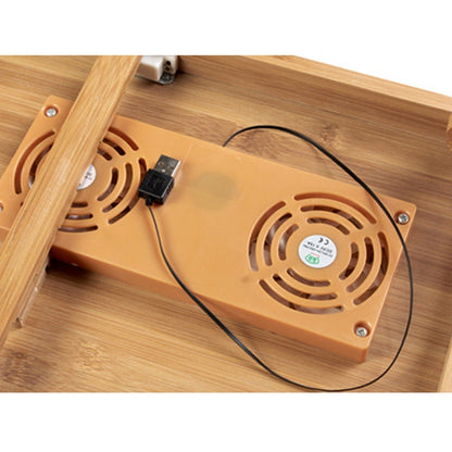 Adjustable Laptop Desk with USB Cooling Fan