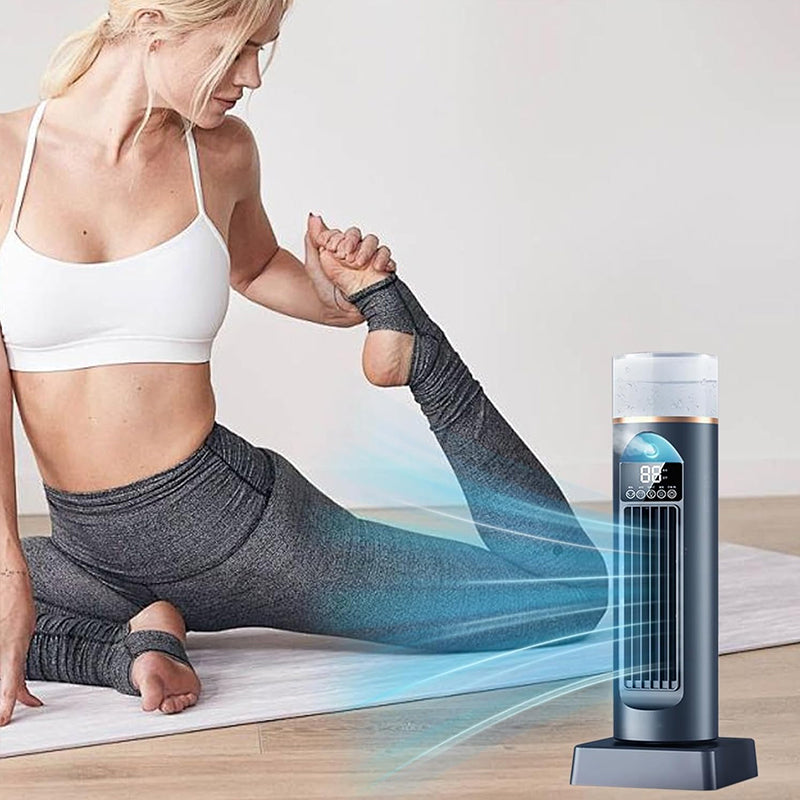 Portable Tower Fan with Mist & 6 Speeds 2025
