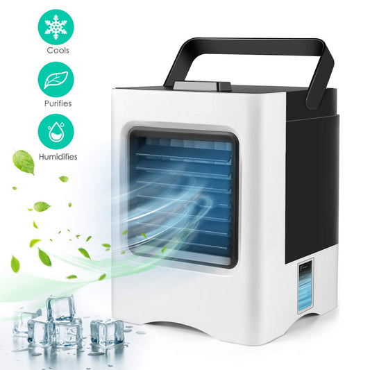 4-in-1 USB Mini Air Cooler & Humidifier