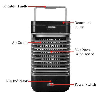 Mini Desktop Air Cooler Fan