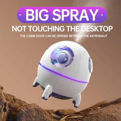 Portable Astronaut Humidifier with LED Night Light