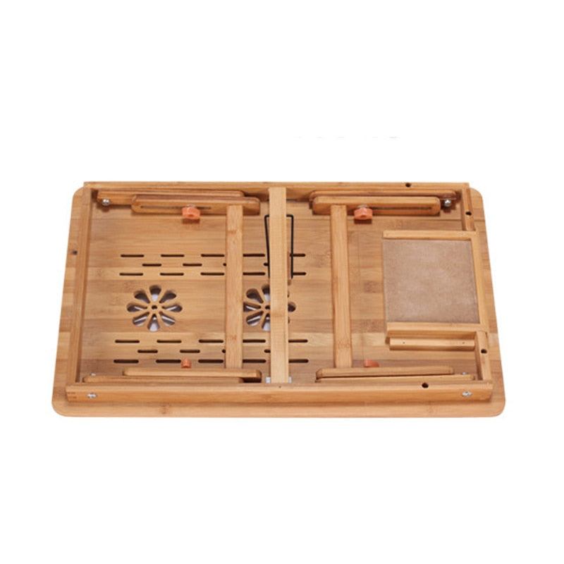 Adjustable Laptop Desk with USB Cooling Fan