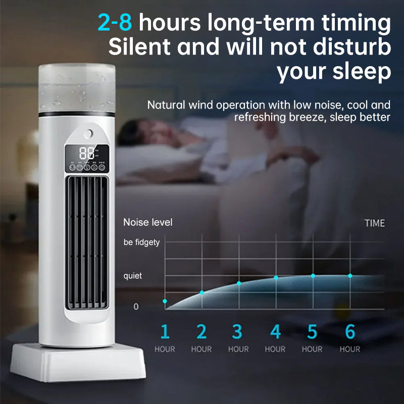 Portable Tower Fan with Mist & 6 Speeds 2025