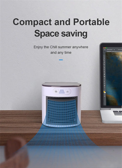 Portable USB Air Conditioner Mini Air Cooler Fan